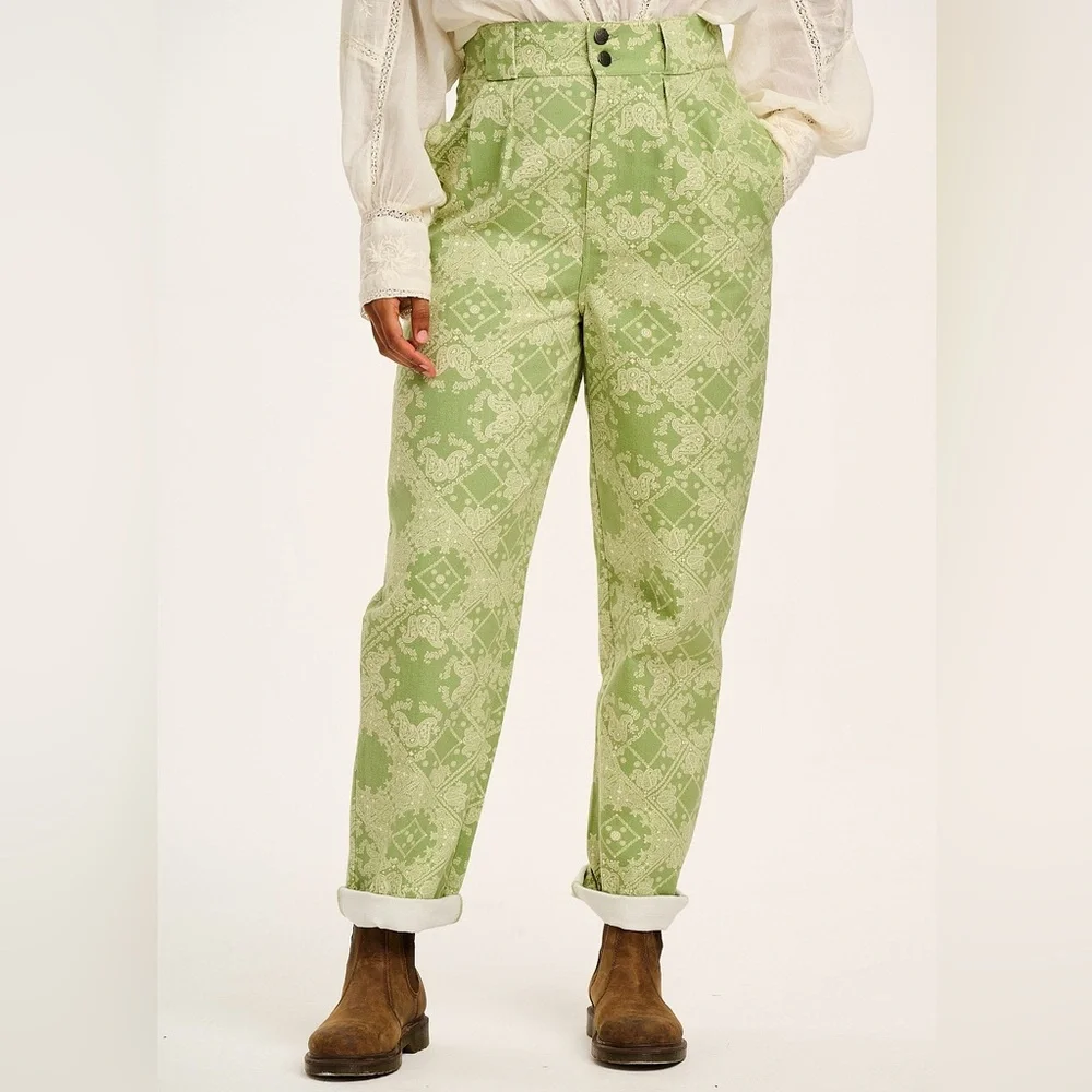 NWT Lucy & Yak Addison Jeans Organic Twill Eldorado Size W28R - Picture 1 of 16